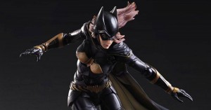 Batgirl figure Arkham Knight gold cape