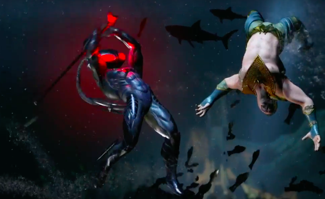 Black Manta v Aquaman in Injustice 2 gameplay trailer