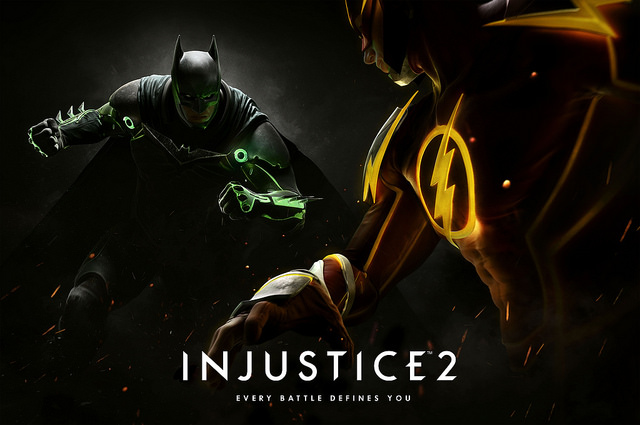 Injustice 2 Poster Batman v Flash