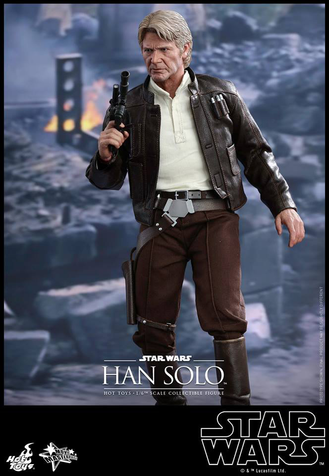 han Han Solo & Chewie Get Bittersweet 'Force Awakens' Hot Toys Figs