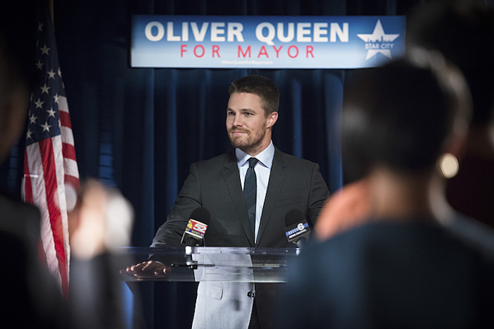 Oliver Queen for Mayor Arrow season 4