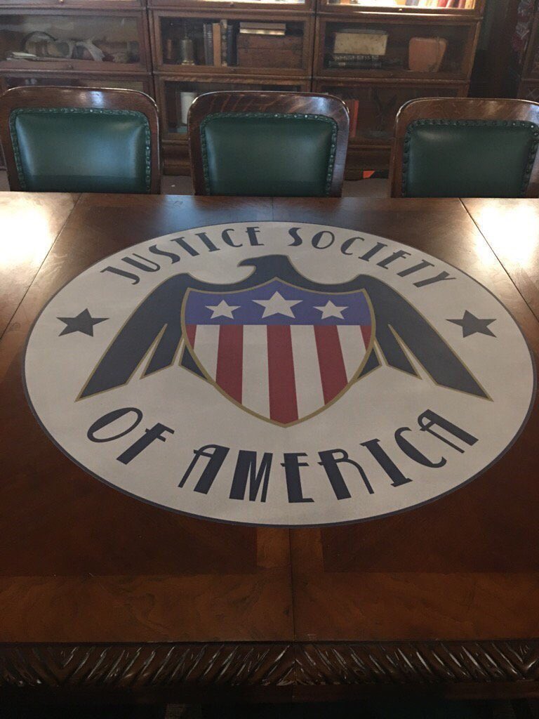 Justice League of America JSA table on legends of tomorrow
