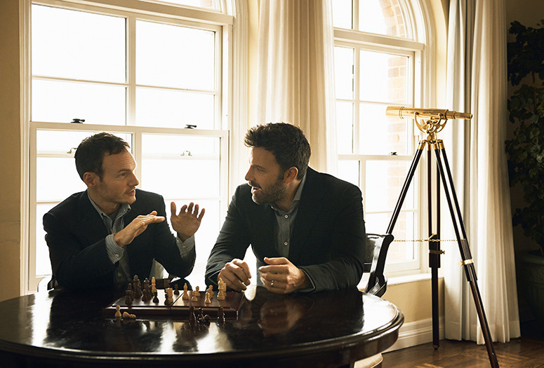 Chris Terrio and Ben Affleck