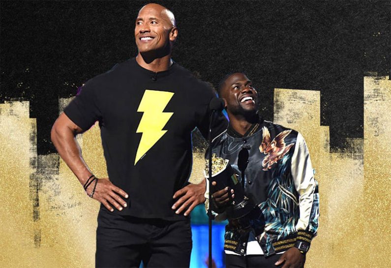 Rock-in-Black-Adam-shirt-with-Kevin-Hart