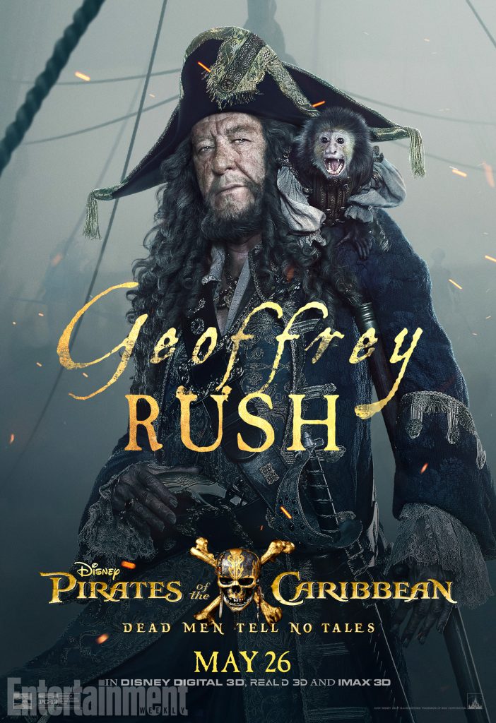 poc5 barbossa online v3 lg Disney Unveils Swashbuckling Pirates of the Caribbean Posters