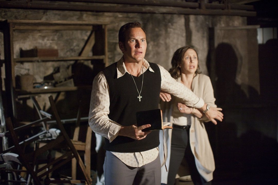 patrick wilson and vera farmiga in the conjuring