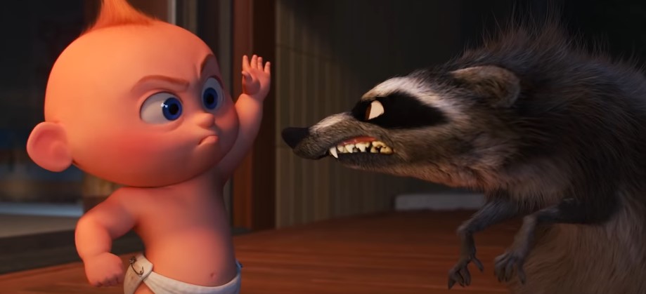 The Incredibles 2: Clip of Jack-Jack Fighting The Raccoon Released Online