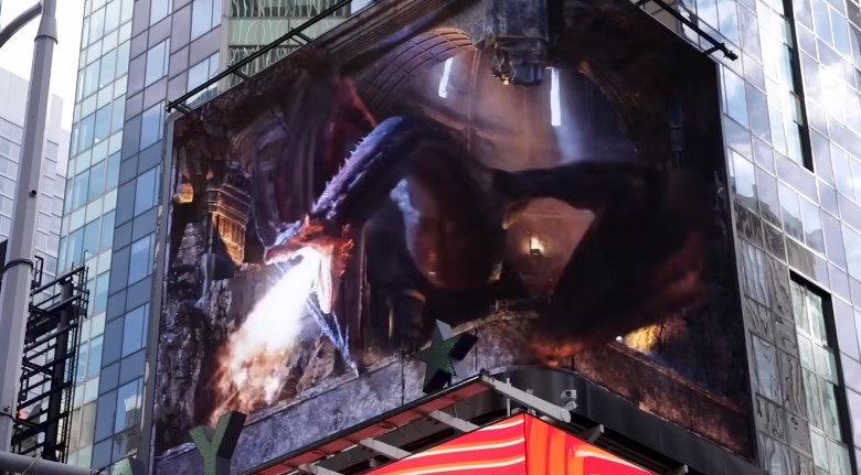 Dragons Come to Life in Illusion Billboard for House of the Dragon