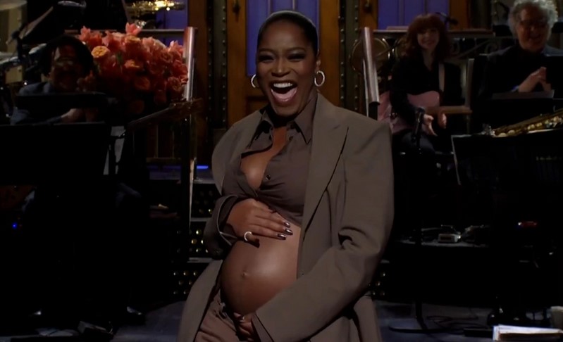 Nope Star Keke Palmer Announces Pregnancy on SNL