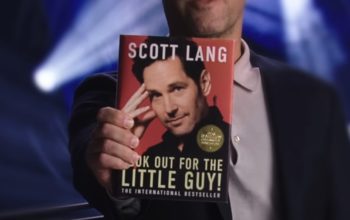 06 Paul Rudd Scott Lang Ant Man Book Ant-Man and the Wasp – Quantumania: Paul Rudd Shows Off Scott Lang’s Memoir