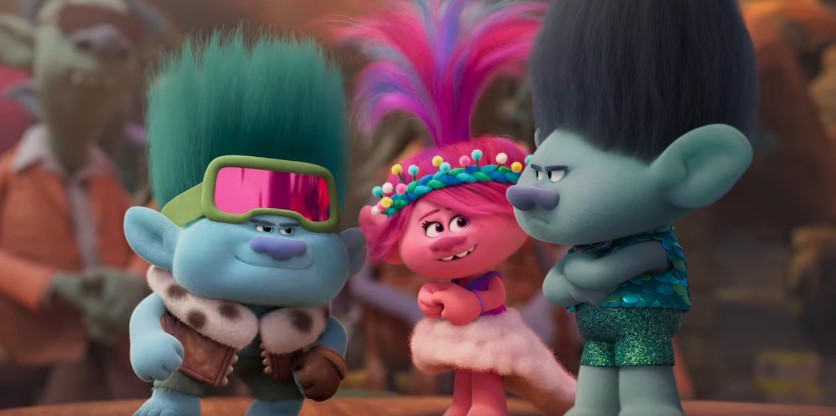 29 Trolls Band Together Poppy and Branch Tackle Boy Bands in Trailer for Trolls Band Together