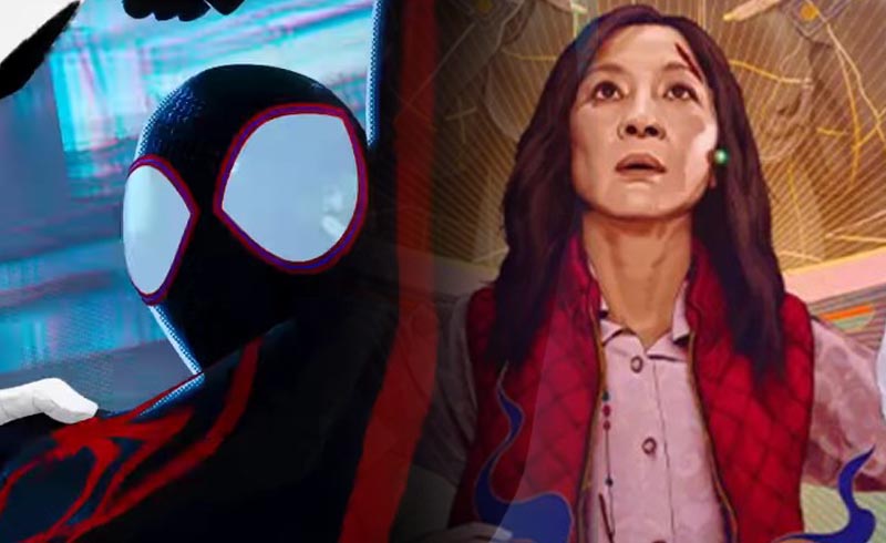 05 Spider Man Miles Morales EEAAO Michelle Yeoh Everything Everywhere All at Once Reference Spotted in Across the Spider-Verse