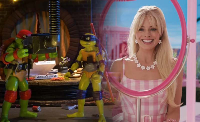 New TMNT Crossover Promo has the Turtles Check Out Barbie Land